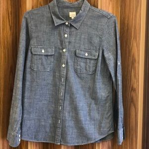 Blue jean button down